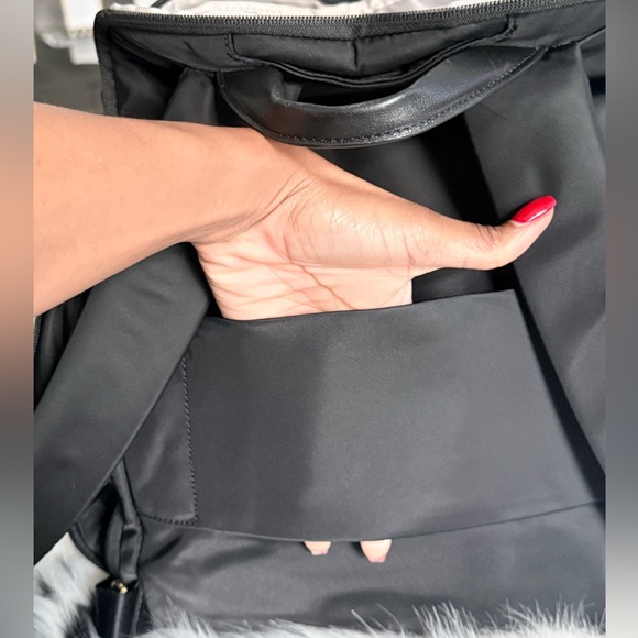 TUMI Montana Black Backpack with Gold Details - Picture 10 of 11